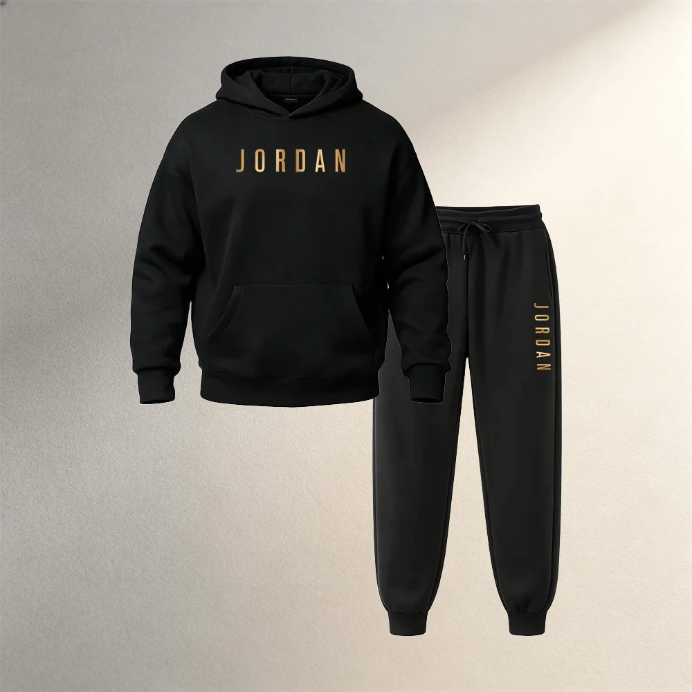 Street Fashion Casual - Roupa Masculina Conjunto de 2 Peças: