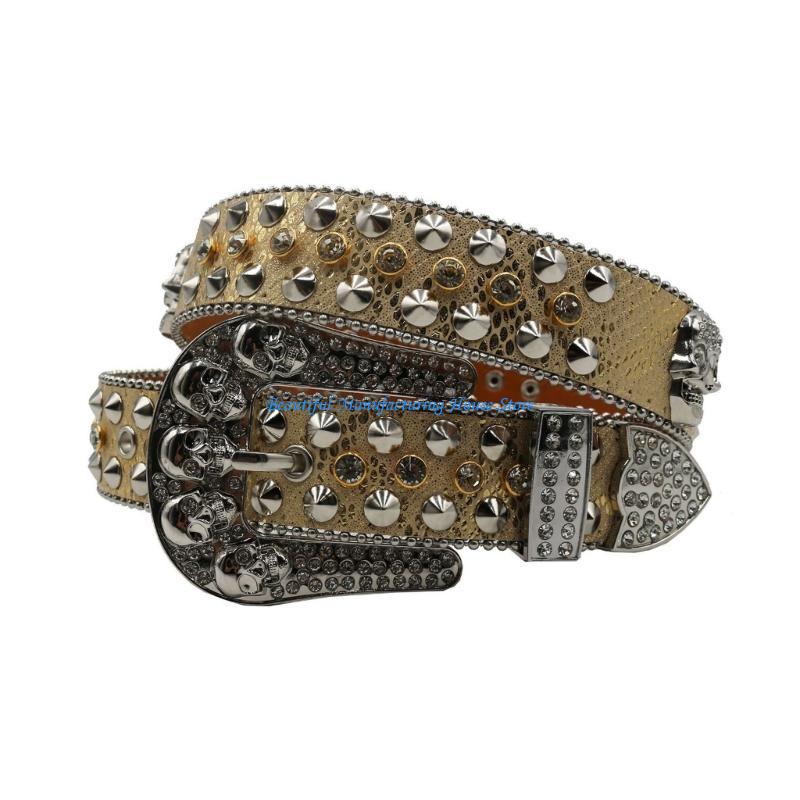 Street Fashion Reference - E56a cinto punk pu com rebites