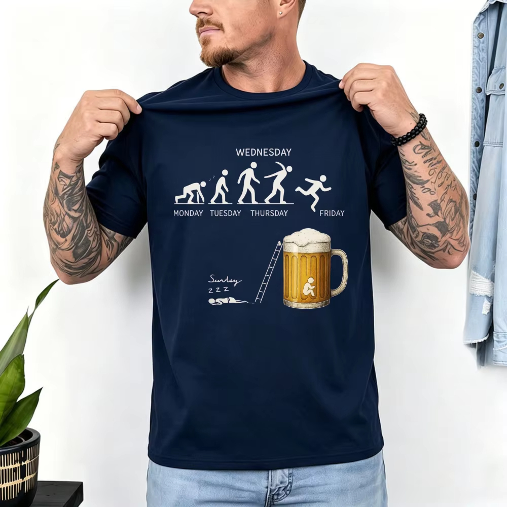 Street Fashion Week - Camiseta Masculina de Algodão com Estampa