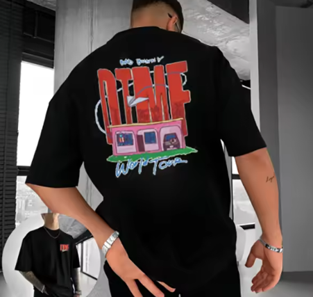 Street Fashion Graffiti - 2026 nova camiseta masculina moderna com