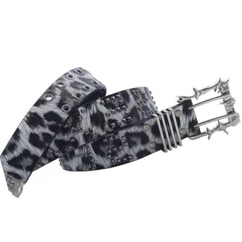 Street Fashion Reference - X5xa legal cinza leopardo impressão pvc