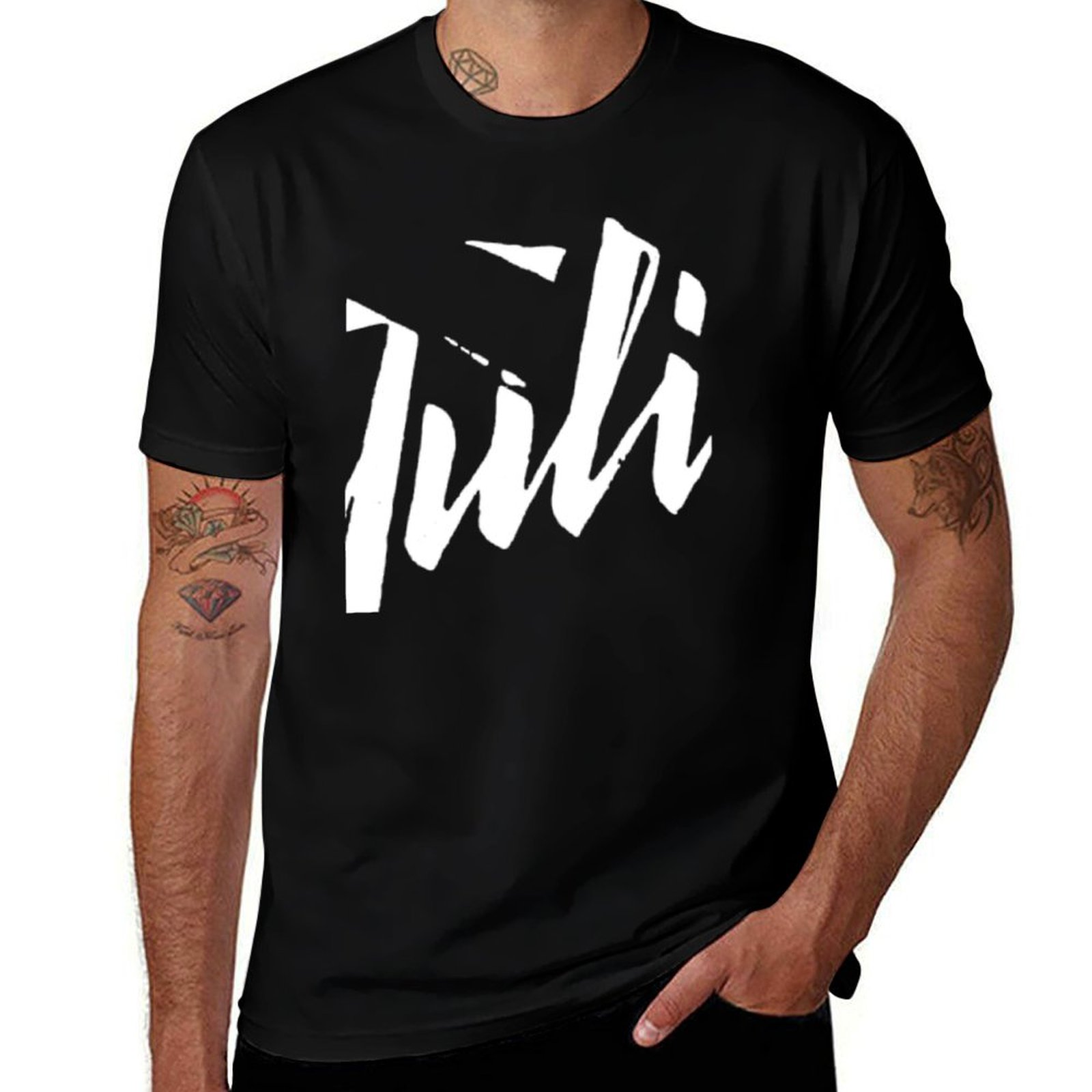 Street Fashion Germany - Camiseta da banda de rock Juli,