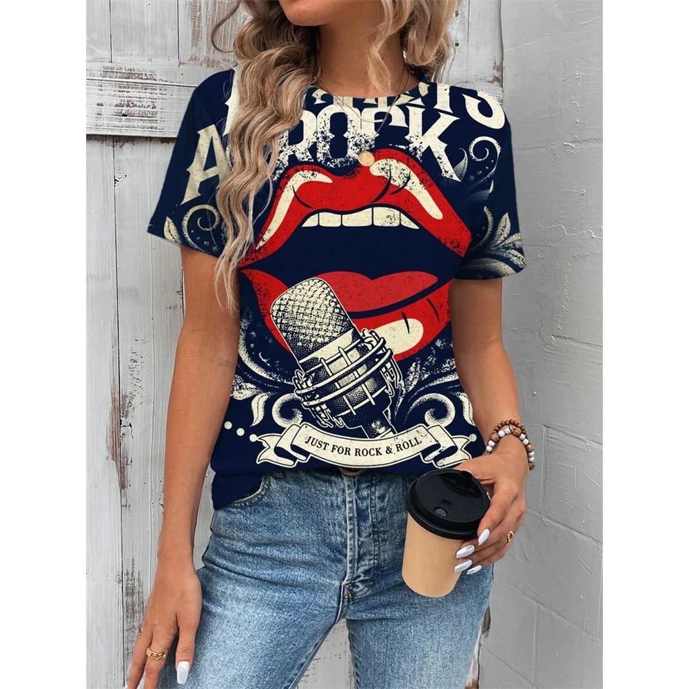Street Fashion Urban - Camiseta feminina com estampa de pôquer