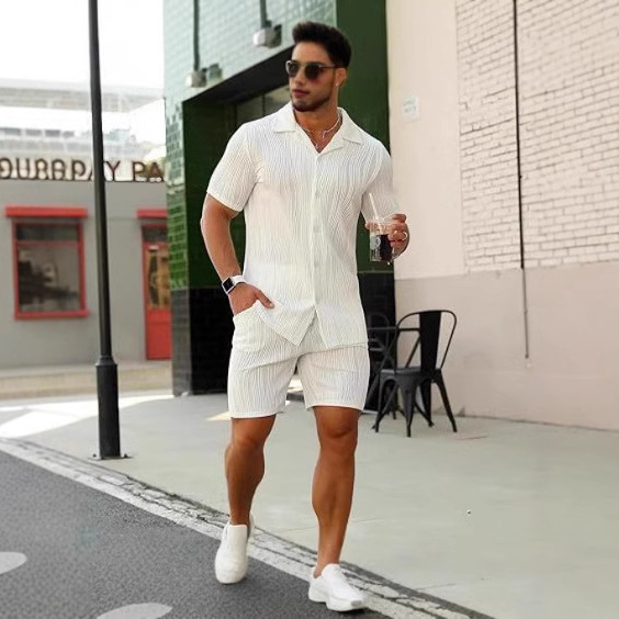 Conjuntos Masculinos de 2 Peça - Street Fashion Casual avaliação e preço