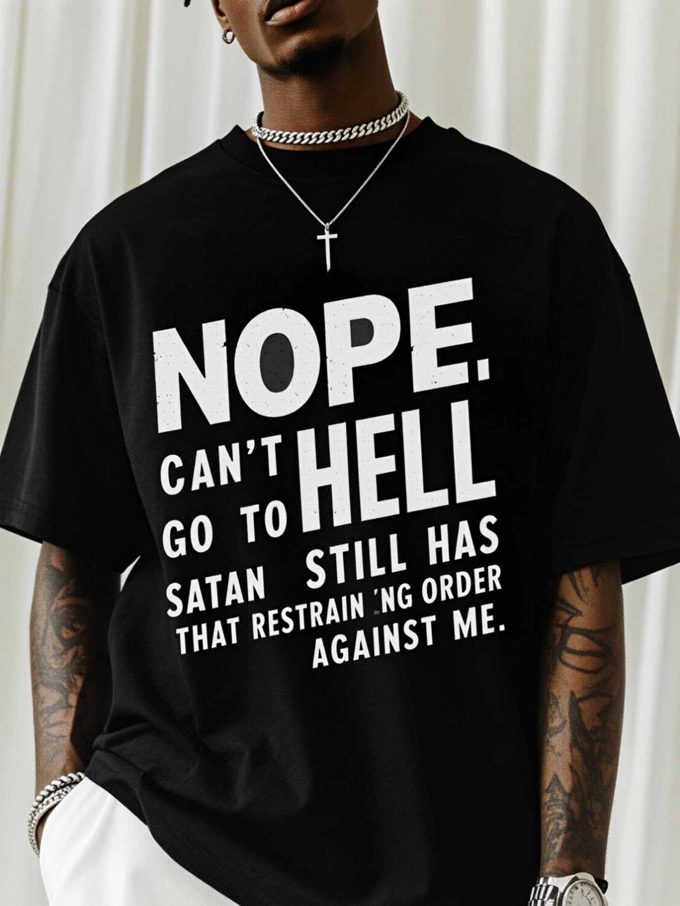 Camiseta masculina com estampa - Street Style Fashion Quotes avaliação e preço