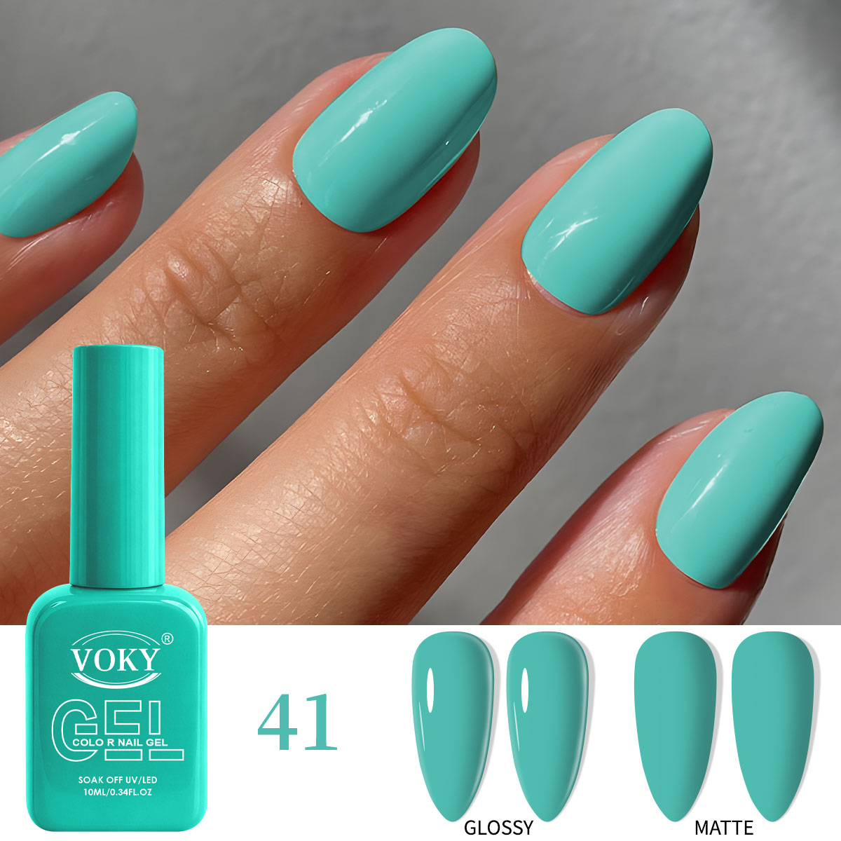 Esmalte em gel azul turquesa m - Street Fashion High End avaliação e preço