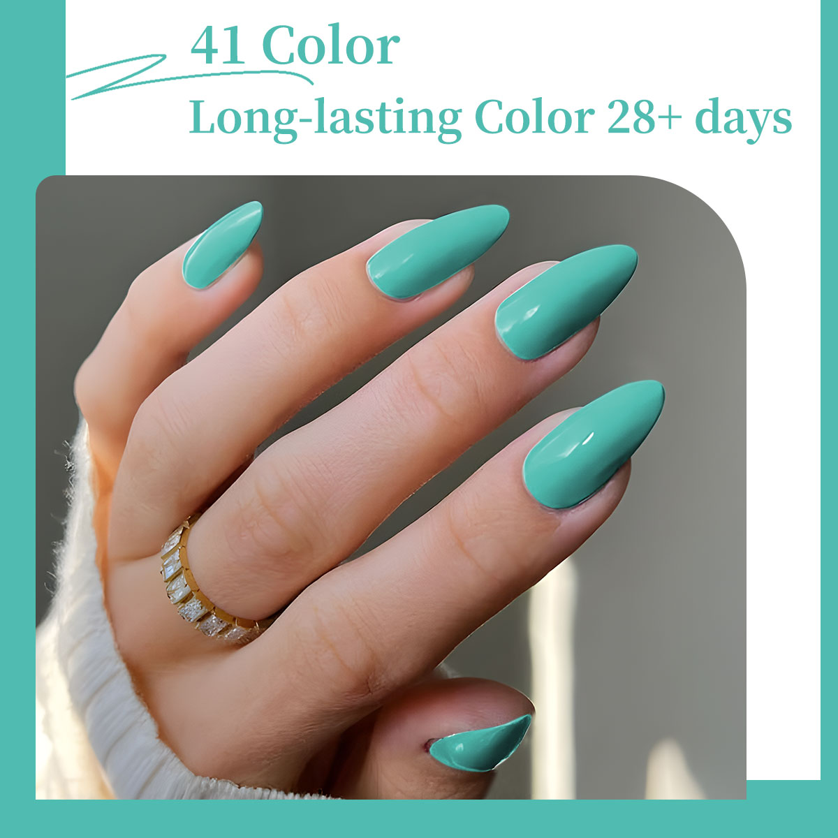 Esmalte em gel azul turquesa m - Street Fashion High End avaliação e preço