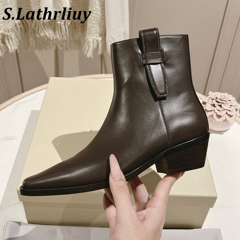 Botas curtas de couro genuíno  - Street Fashion Kids avaliação e preço
