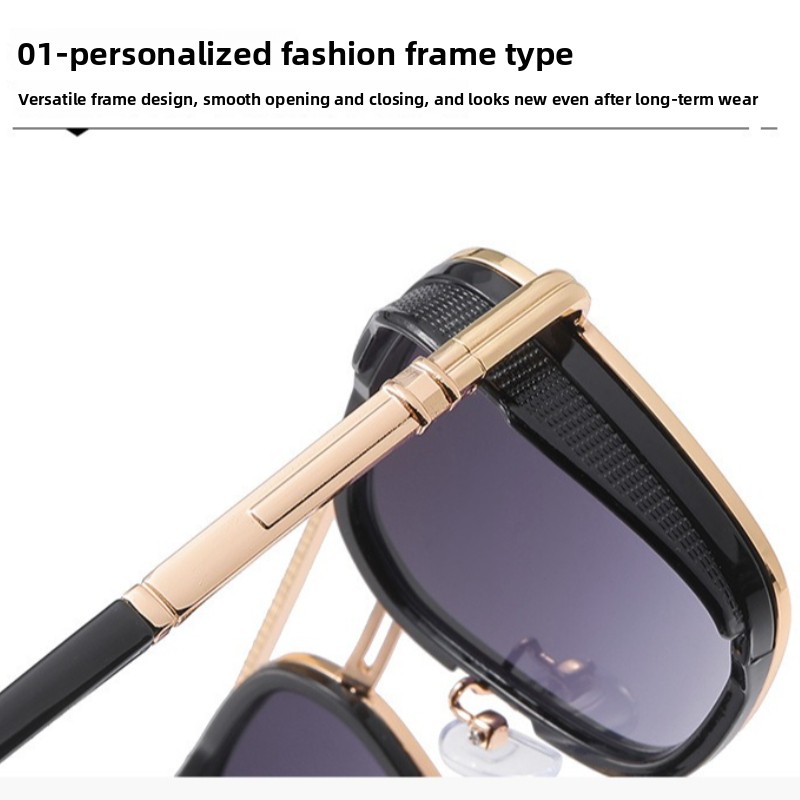 Óculos de Sol Retrô com Armaçã - Street Fashion High End avaliação e preço