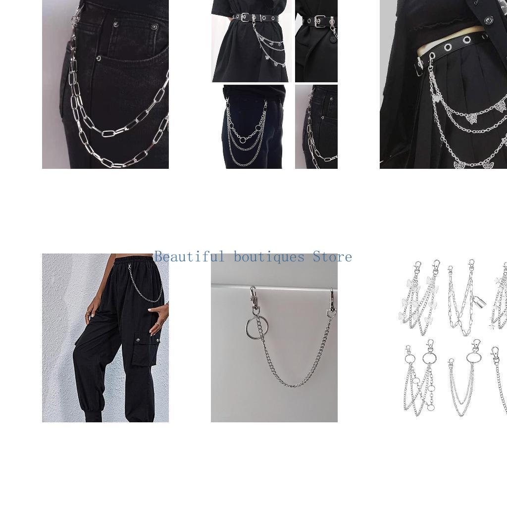 U4lf 6 peças calças punk corre - Street Fashion Reference avaliação e preço