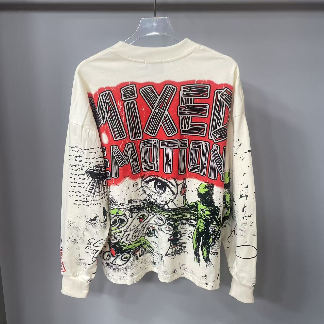 Camiseta de Manga Longa MIXED- - Street Fashion Designer avaliação e preço