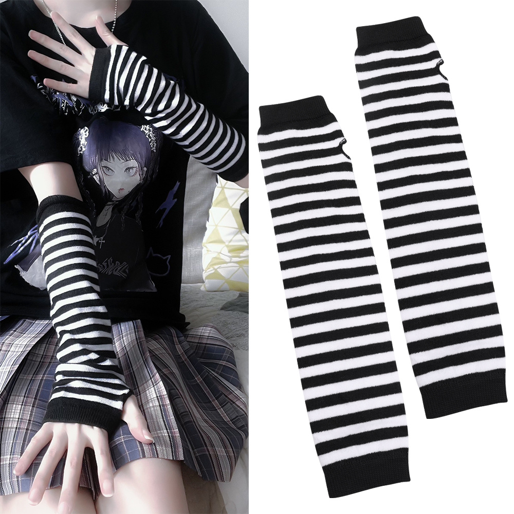 1 par meio dedo guarda de puls - Street Fashion Gloves avaliação e preço
