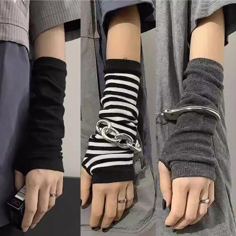 1 par meio dedo guarda de puls - Street Fashion Gloves avaliação e preço