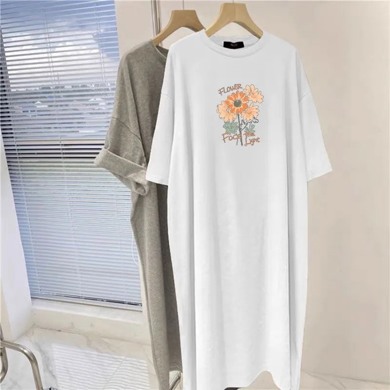 Vestido T-Shirt Oversized com  - Longline Tee Oversized avaliação e preço