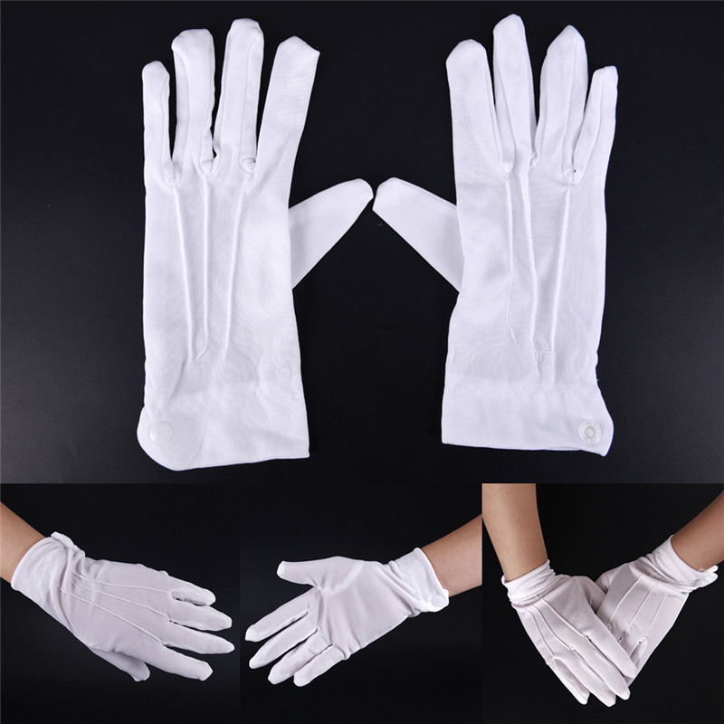 1 par branco luvas formais hom - Street Fashion Gloves avaliação e preço