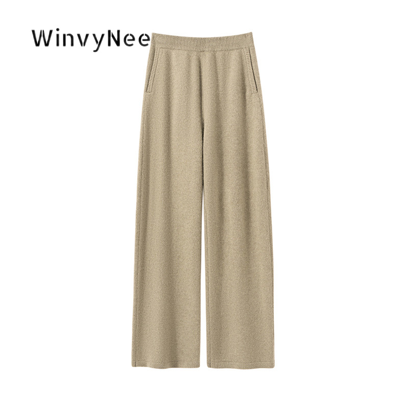 Calças de Tricô Femininas Winv - Street Fashion Urban avaliação e preço