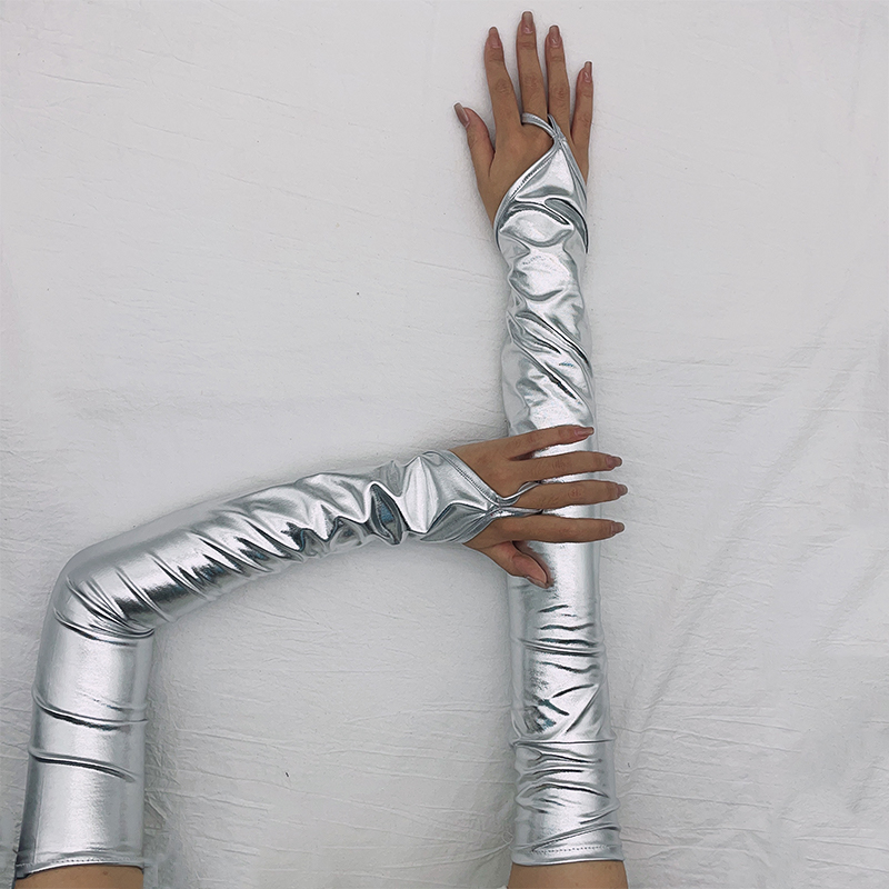 Laca de couro gancho dedo luva - Street Fashion Gloves avaliação e preço