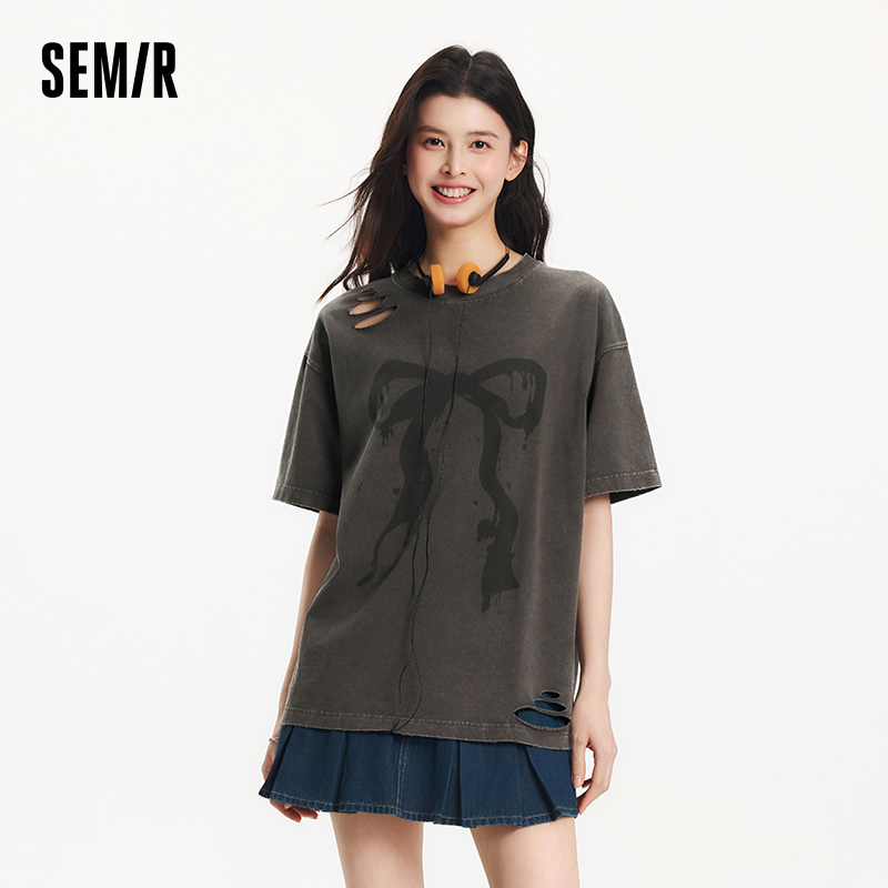 Camiseta Feminina Semir Vintag - Longline Tee Oversized avaliação e preço