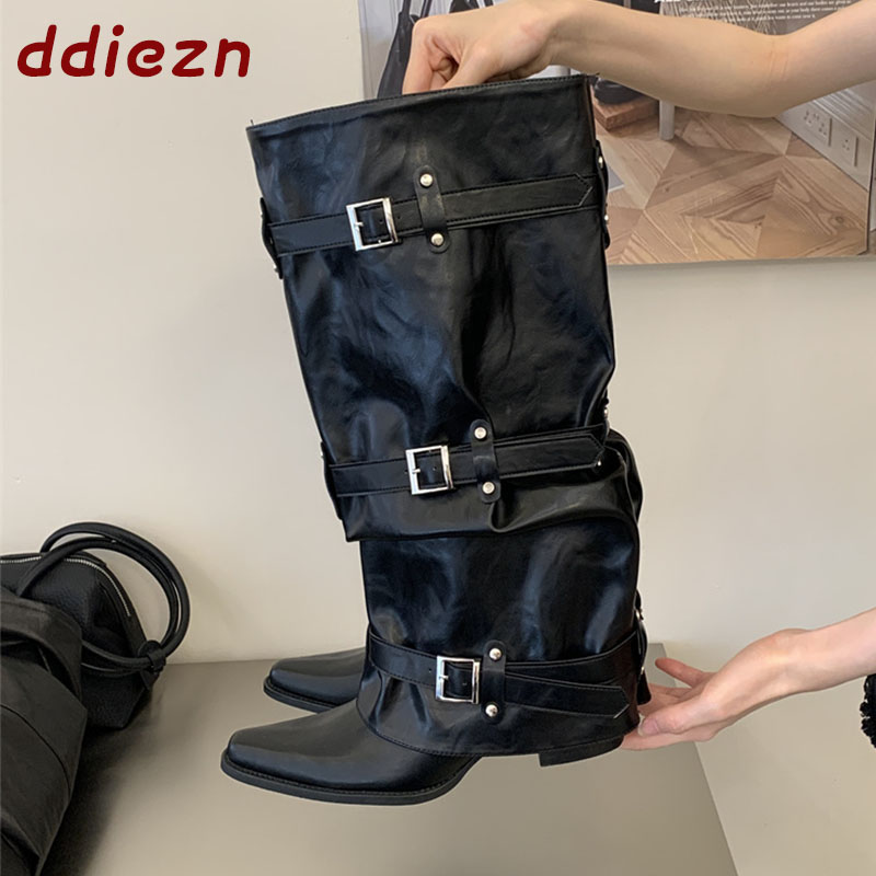 Botas Femininas de Cano Alto P - Street Fashion Lady avaliação e preço