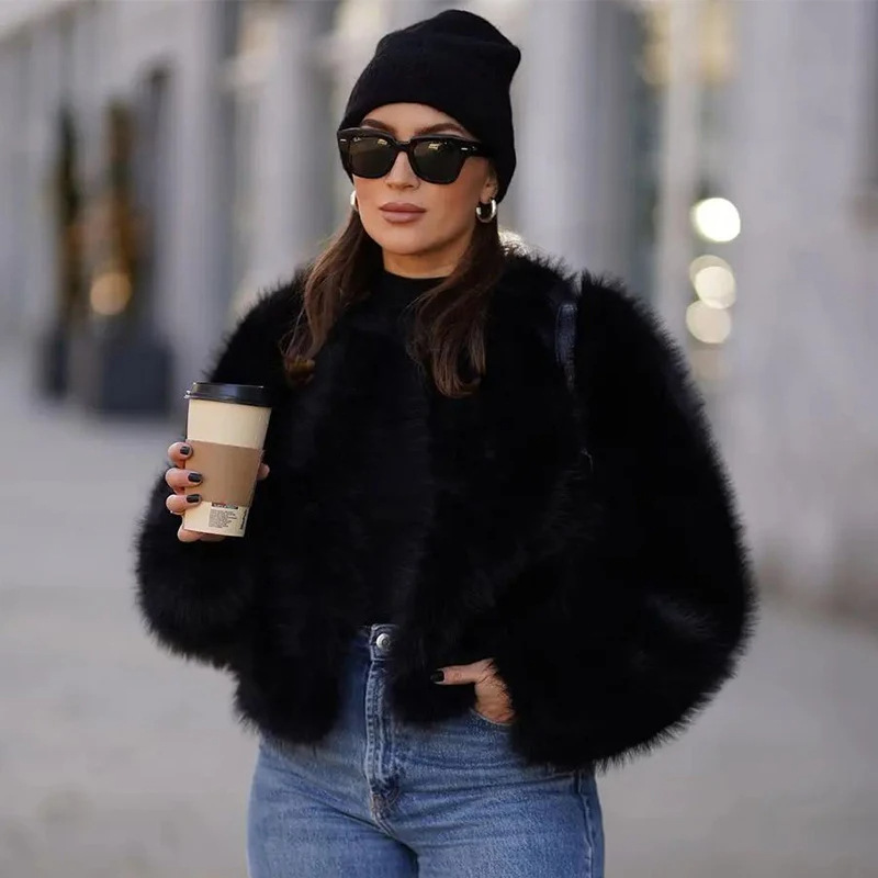 Jaqueta Curta de Pele Sintétic - Street Fashion Week avaliação e preço