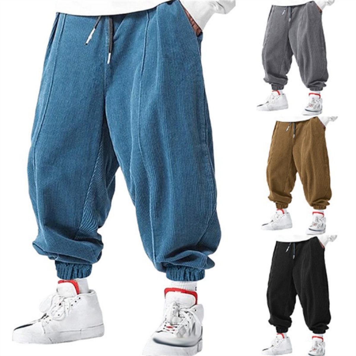 Novas calças casuais masculina - Street Fashion High End avaliação e preço