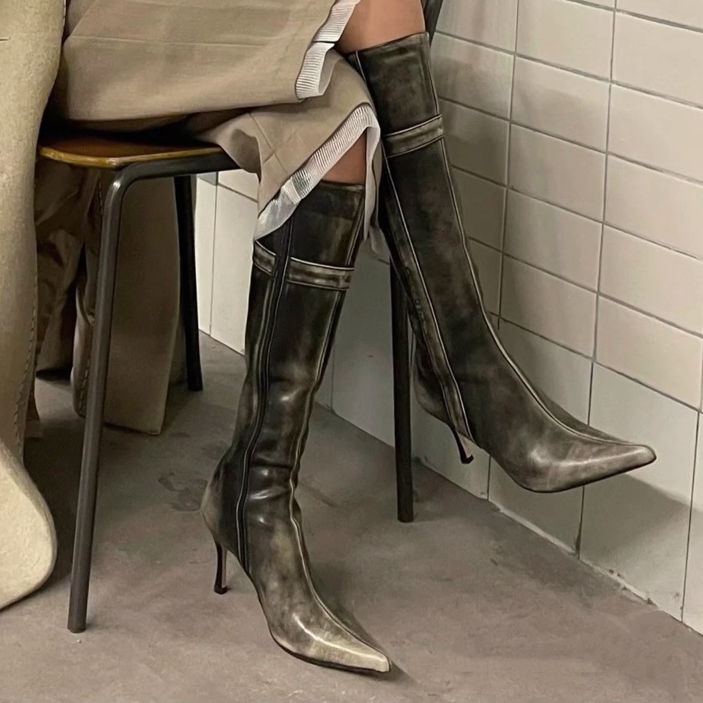 Botas Femininas de Designer Se - Street Fashion Designer avaliação e preço