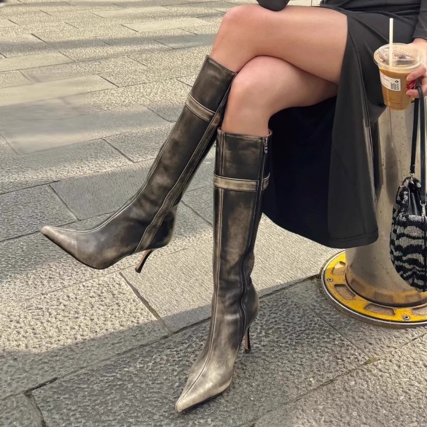 Botas Femininas de Designer Se - Street Fashion Designer avaliação e preço