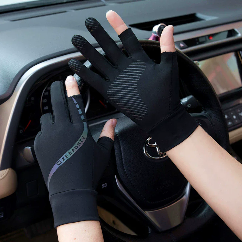 Luvas de ciclismo de seda gelo - Street Fashion Gloves avaliação e preço