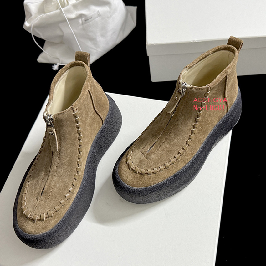 2025 inverno camurça botas de  - Street Fashion Kids avaliação e preço