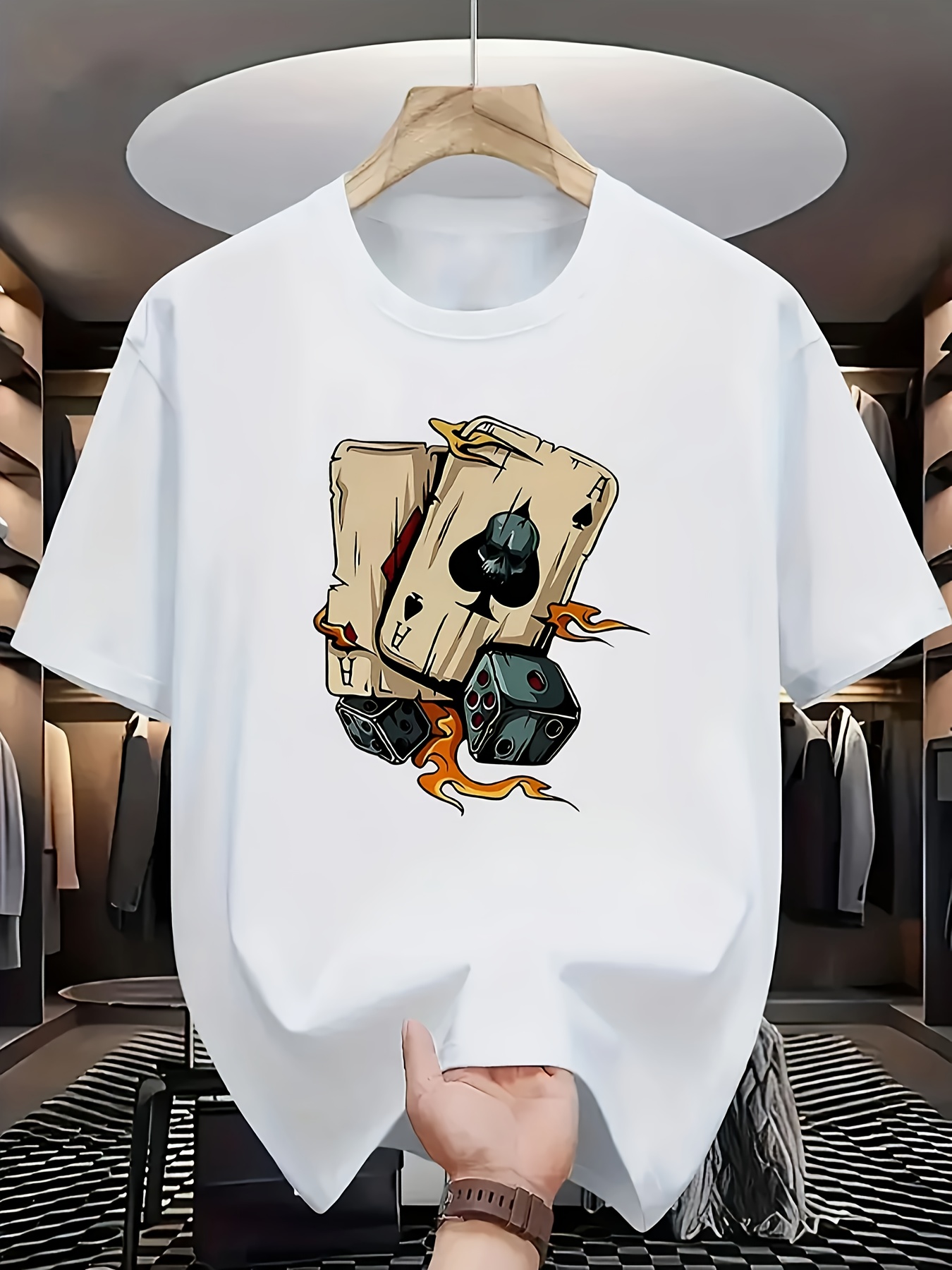 Camiseta Gráfica Casual Mascul - Street Fashion Urban avaliação e preço
