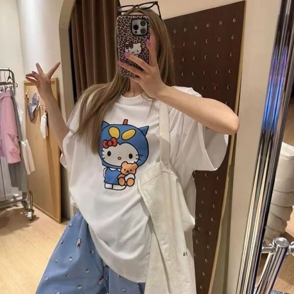 Camiseta de Manga Curta com Es - Street Fashion Designer avaliação e preço