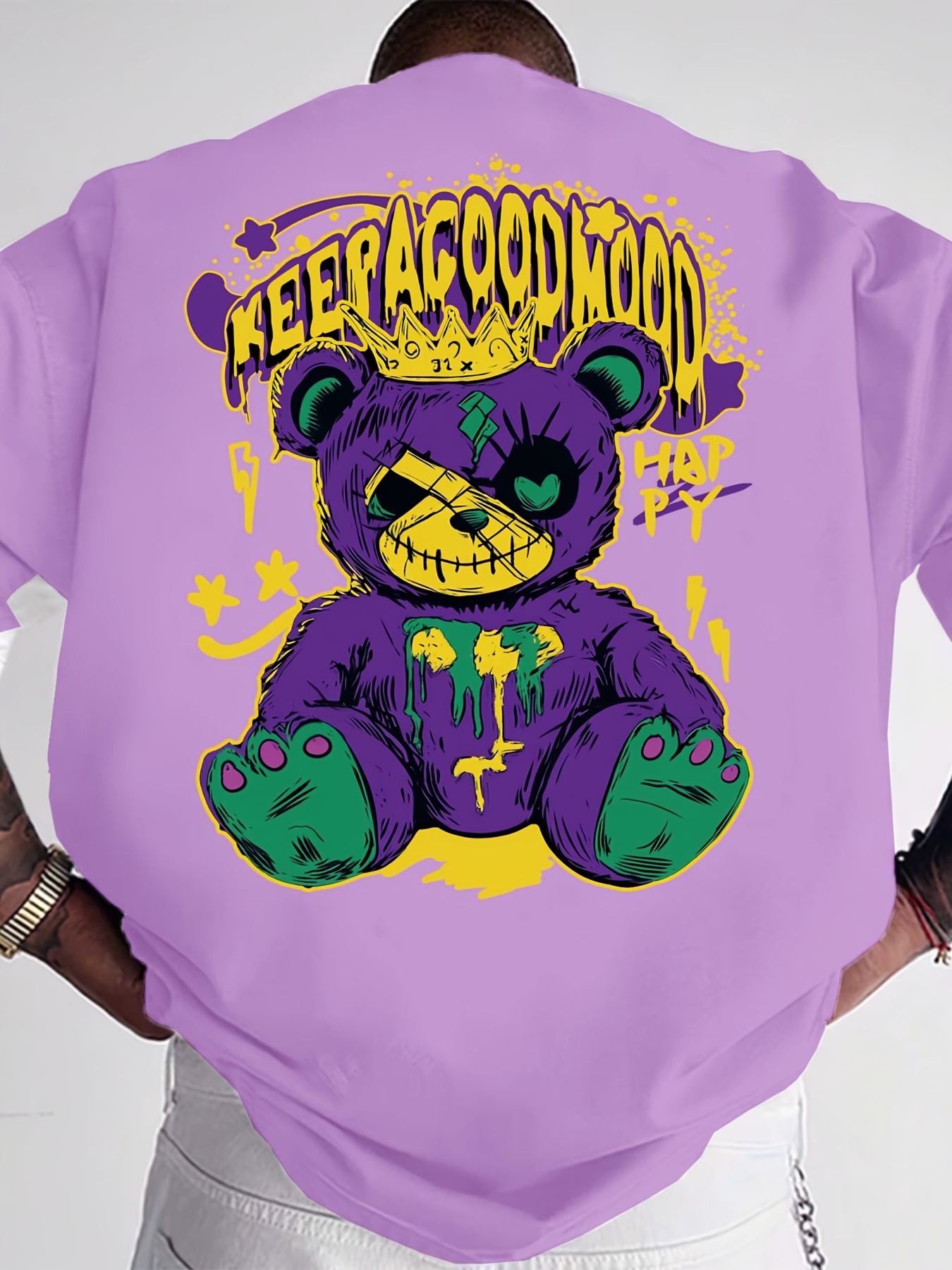 Moda nova masculina personaliz - Street Fashion Graffiti avaliação e preço