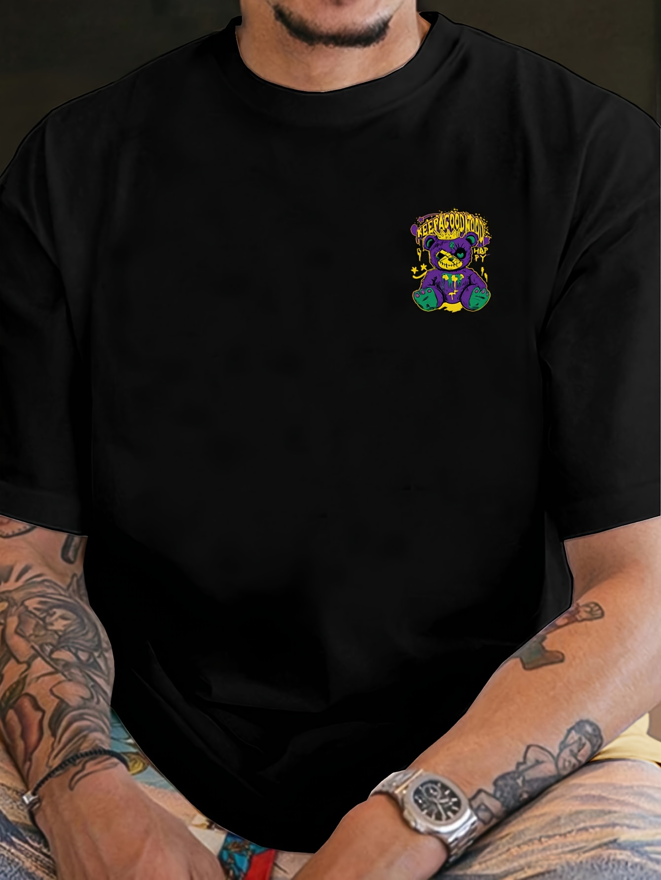Moda nova masculina personaliz - Street Fashion Graffiti avaliação e preço