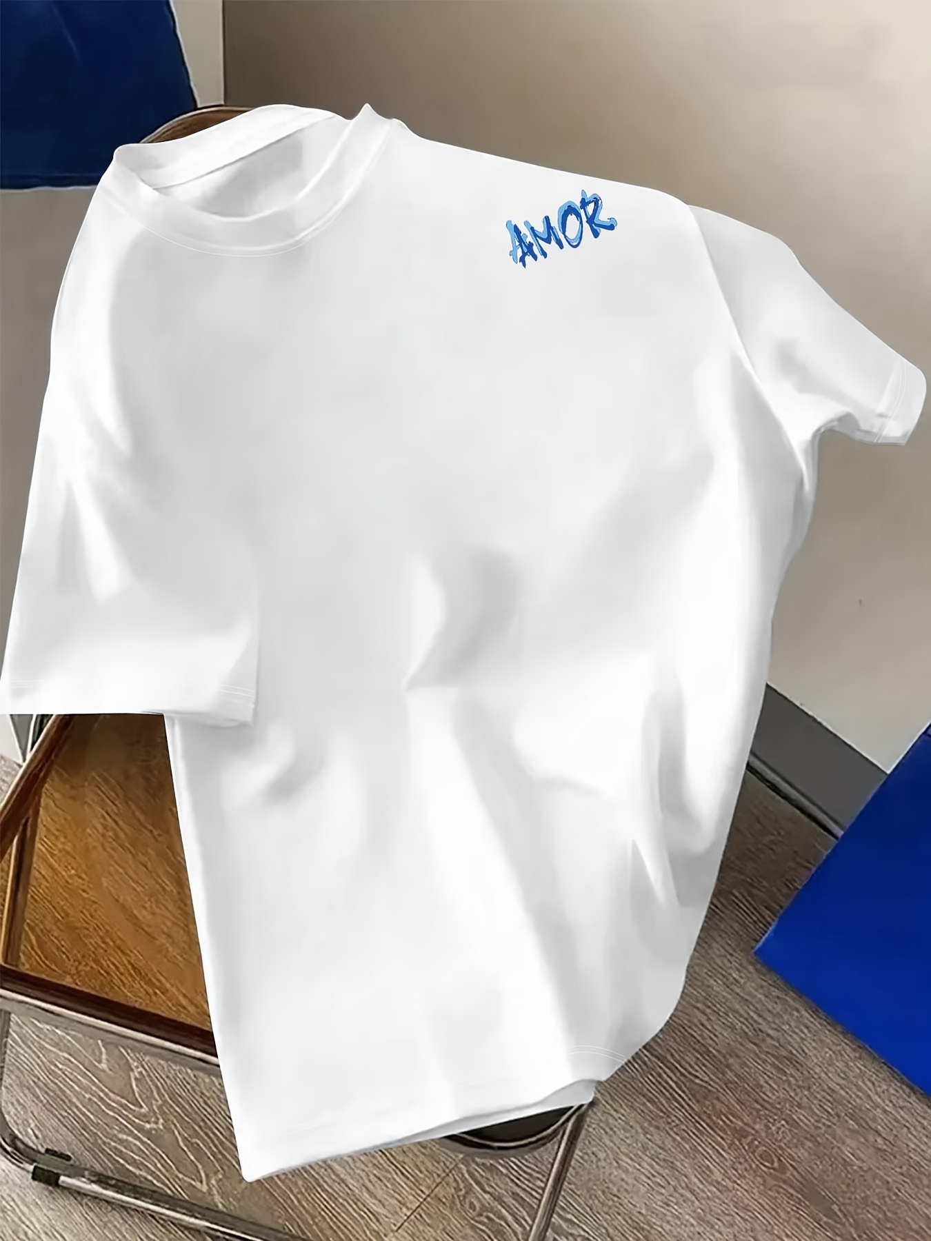 Camiseta Azul e Preta com Esta - Street Fashion Urban avaliação e preço