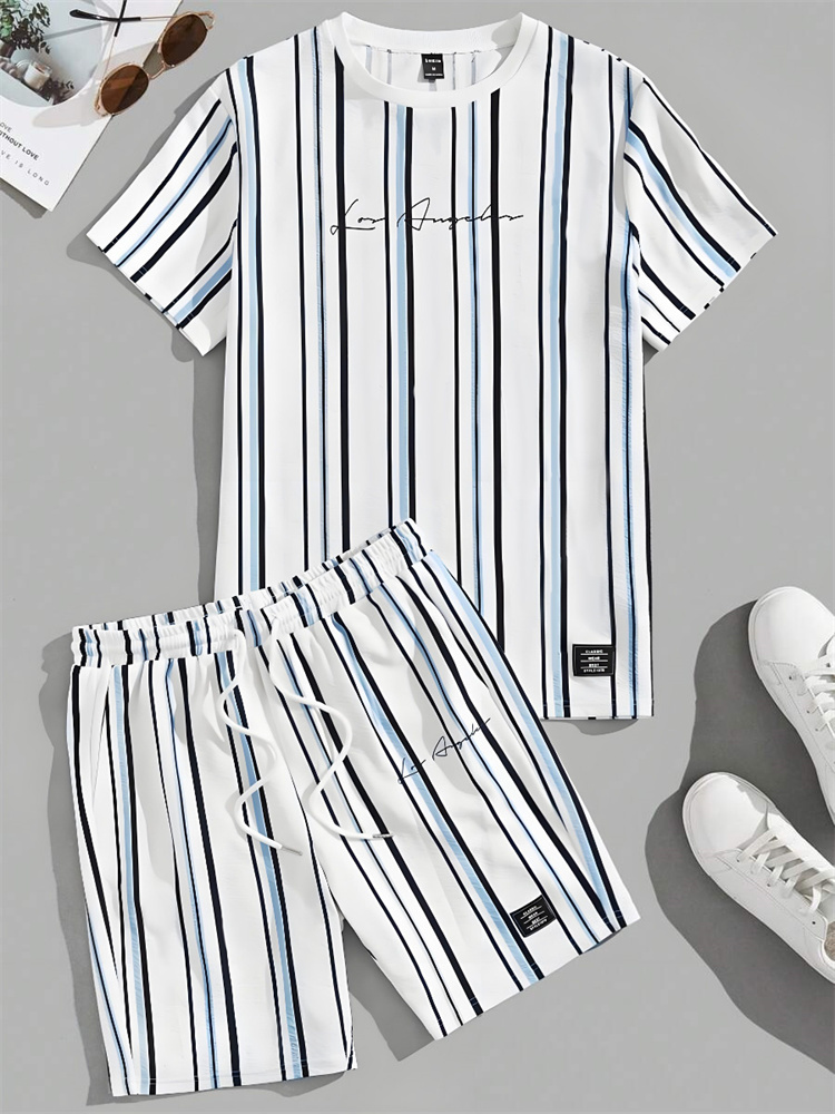 Verão 3d listrado impresso con - Street Fashion Urban avaliação e preço