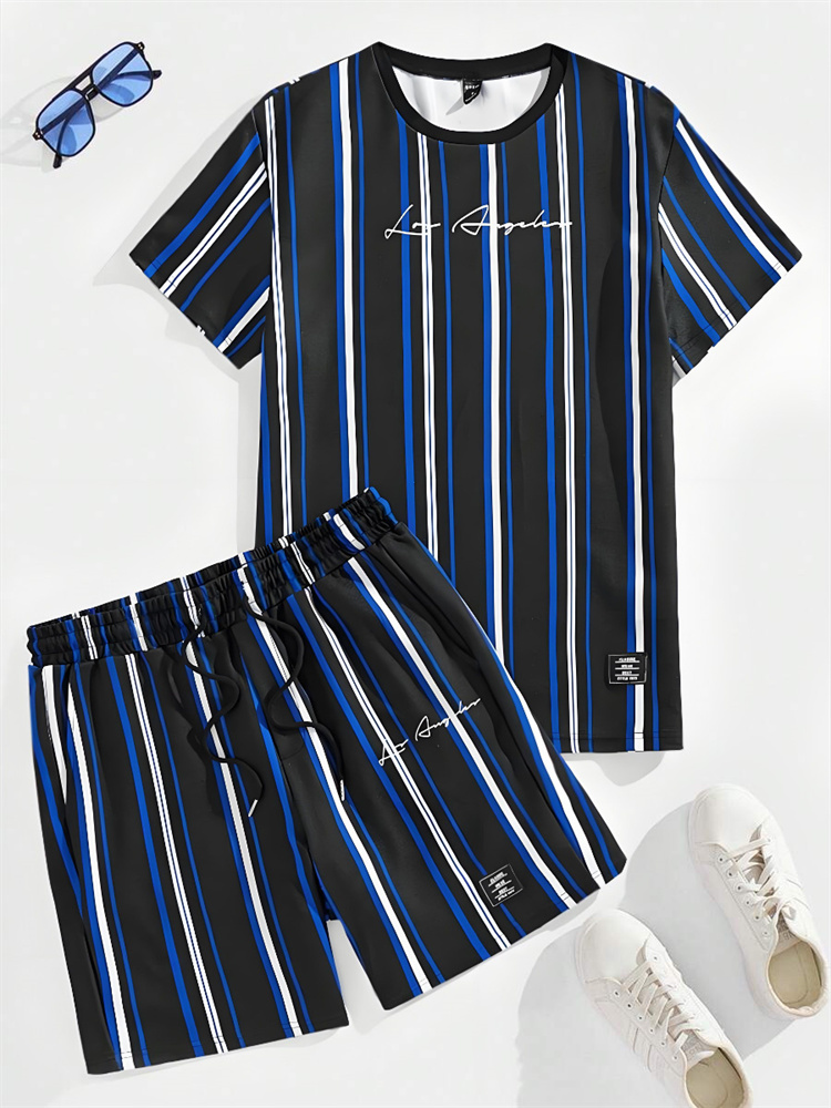 Verão 3d listrado impresso con - Street Fashion Urban avaliação e preço