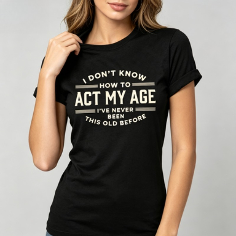Camiseta Casual para Uso Diári - Street Style Fashion Quotes avaliação e preço
