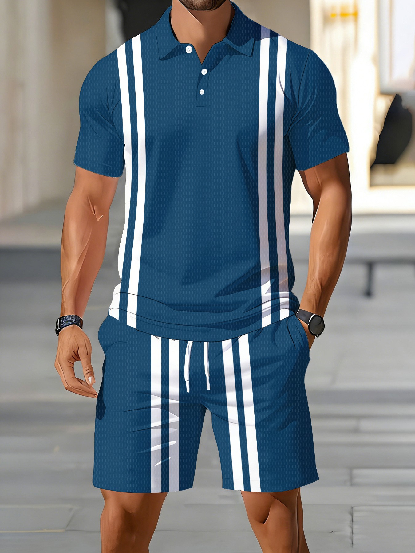 Conjunto de Camisa Polo Mascul - Street Fashion Designer avaliação e preço
