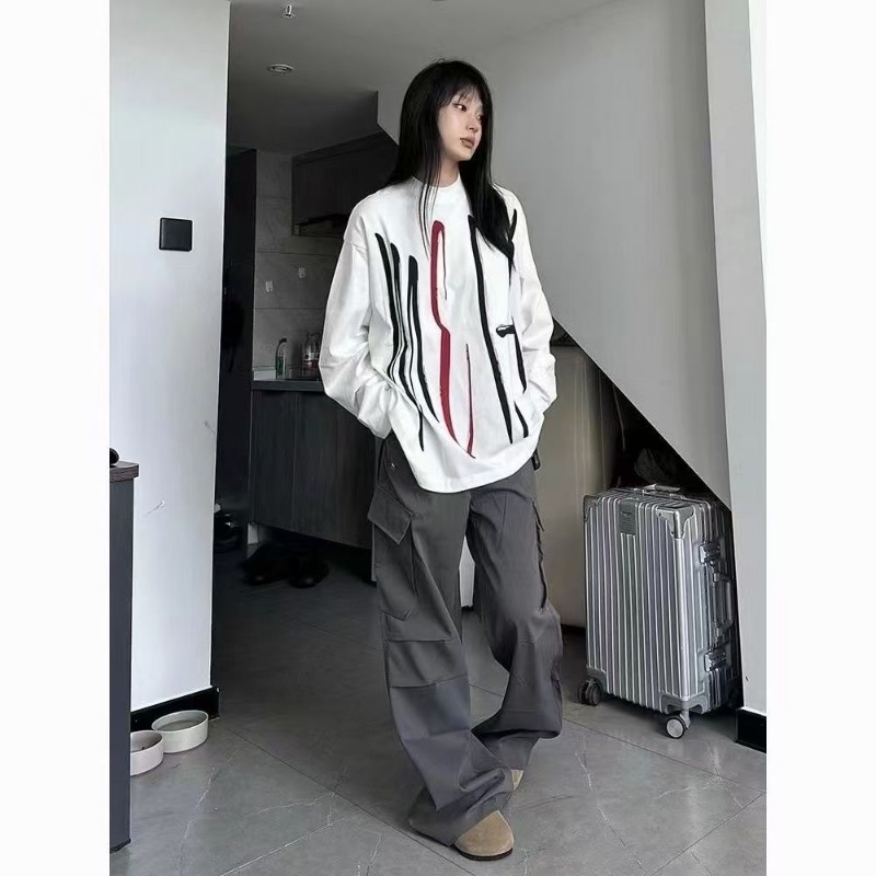 Camiseta de Manga Longa com Es - Longline Tee Oversized avaliação e preço